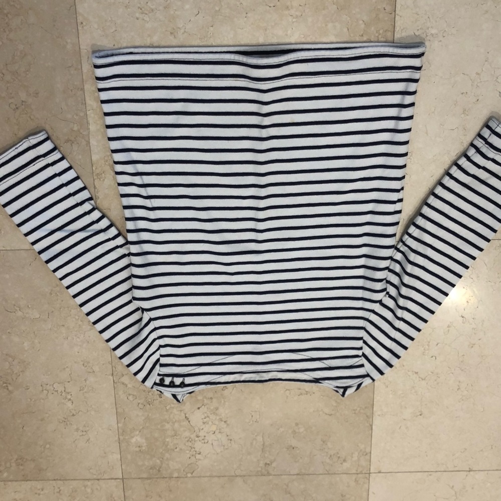 Gap Striped Top with buttons